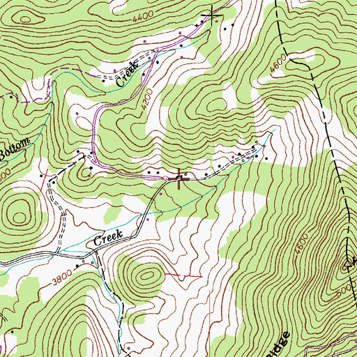Topographic Map of Seven Devils, NC