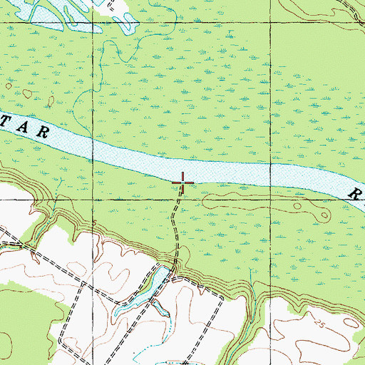 Topographic Map of Grimes Landing (historical), NC