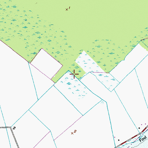 Topographic Map of Number 1 East Canal, NC