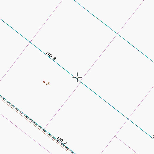 Topographic Map of Number Three Canal, NC