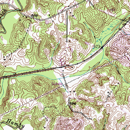 Topographic Map of Lake (historical), NC