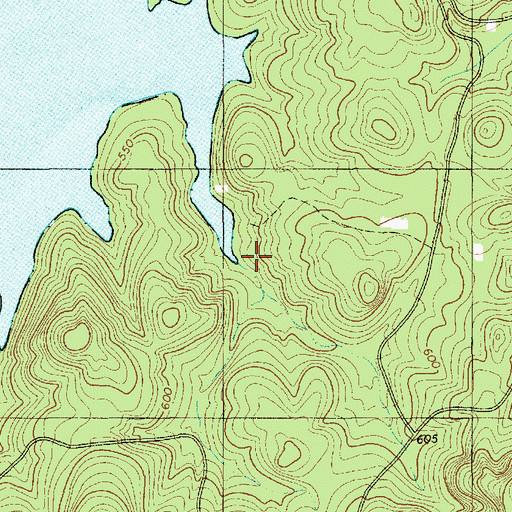 Topographic Map of Cove Boat Ramp, NC
