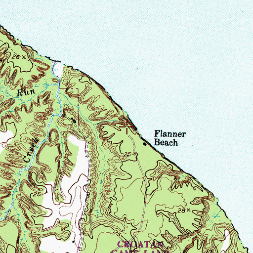 Topographic Map of Neuse River Recreation Site, NC