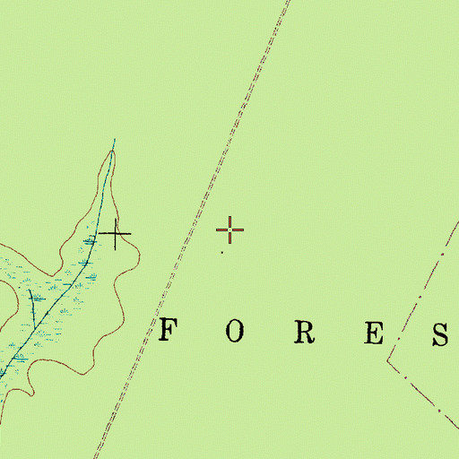 Topographic Map of Neusiok Trail, NC