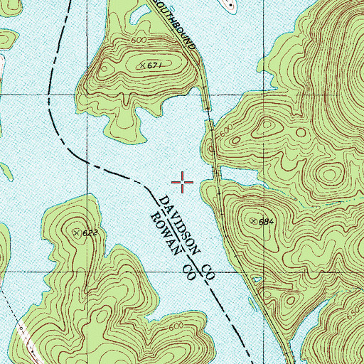 Topographic Map of Ellis Creek, NC