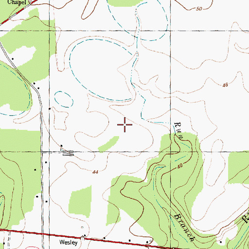 Topographic Map of Jumping Juniper Branch, NC
