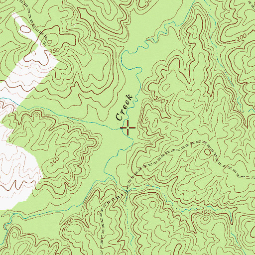 Topographic Map of Parkwood Branch, NC