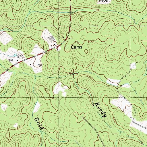 Topographic Map of Reedy Fork, NC