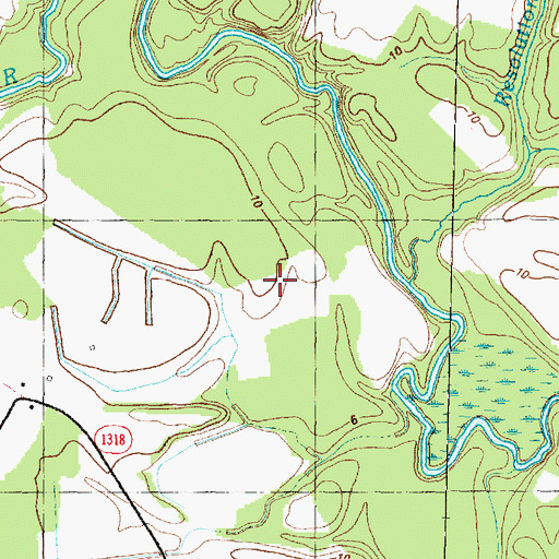 Topographic Map of Resolution Branch, NC