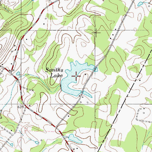 Topographic Map of Smiths Lake, NC