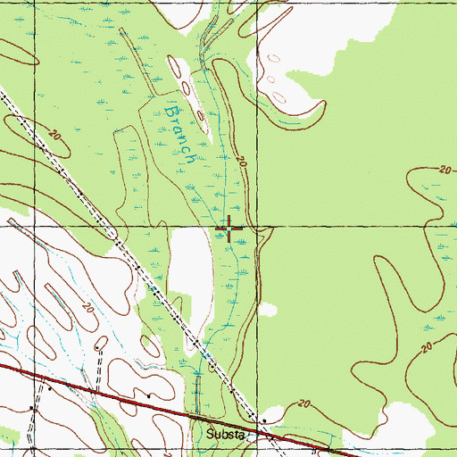 Topographic Map of Falling Run, NC