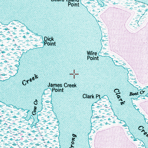 Topographic Map of Middle Prong, NC