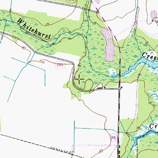 Topographic Map of Saint Stephen Church (historical), NC
