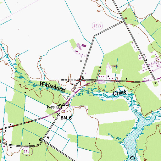 Topographic Map of Swan Corner, NC