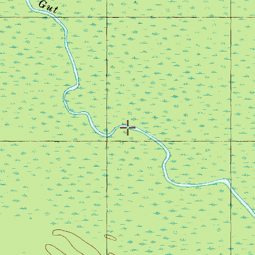 Topographic Map of Devils Gut, NC