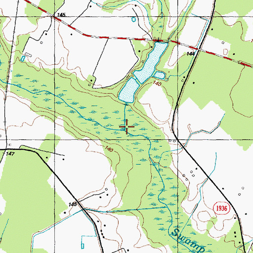Topographic Map of Old Field Branch, NC