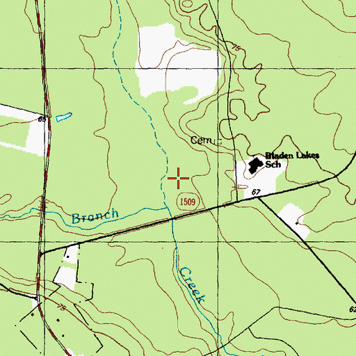 Topographic Map of Panther Branch, NC