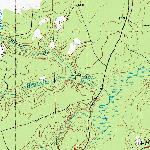 Topographic Map of Skipper Hill Branch, NC