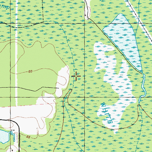 Topographic Map of Soules Swamp, NC