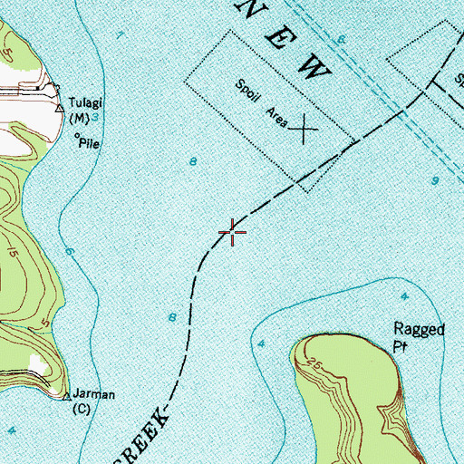 Topographic Map of Southwest Creek, NC