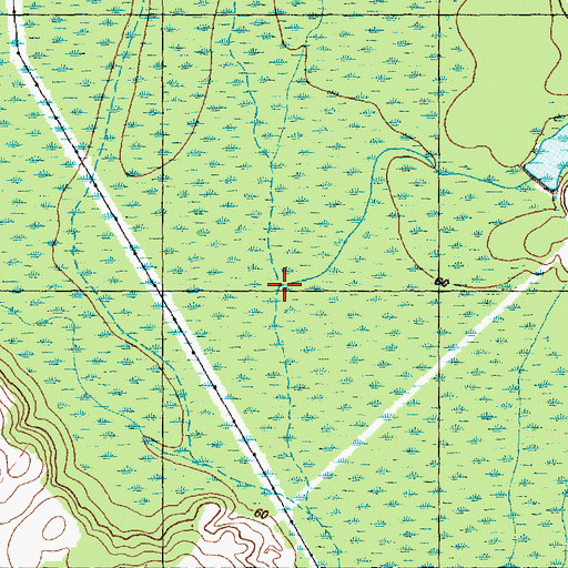 Topographic Map of Troy Mill Branch, NC