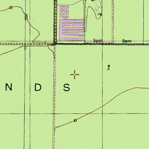 Topographic Map of Carteret County, NC