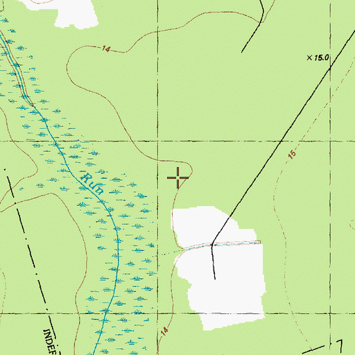Topographic Map of Jones County, NC