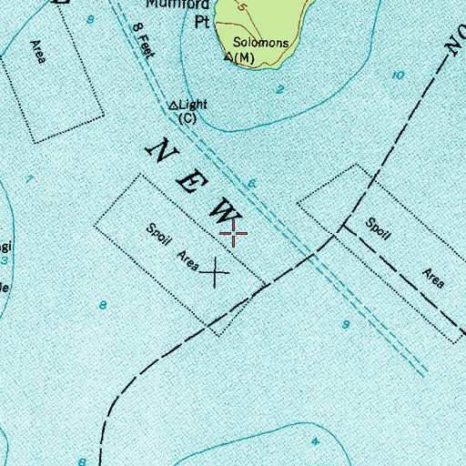 Topographic Map of Onslow County, NC