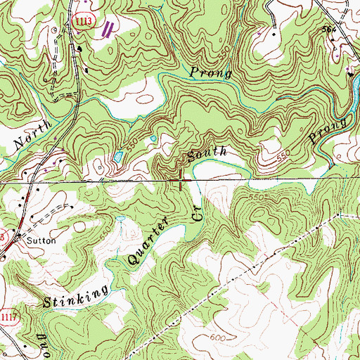 Topographic Map of Township 2-Coble, NC