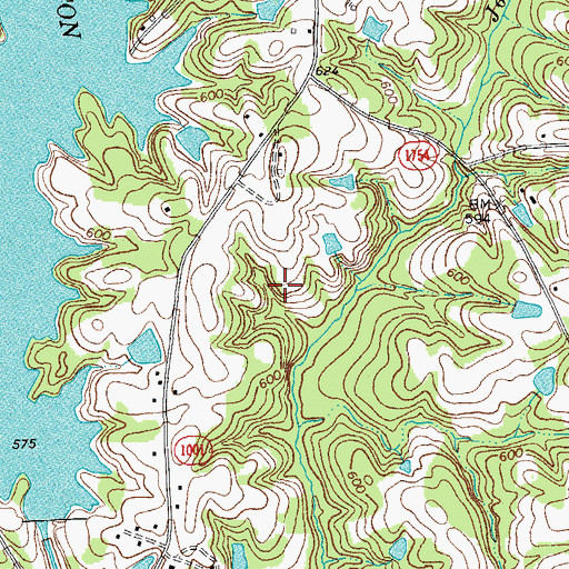 Topographic Map of Township 5-Faucette, NC