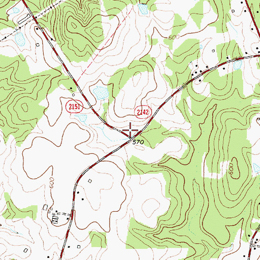 Topographic Map of Township 9-Thompson, NC
