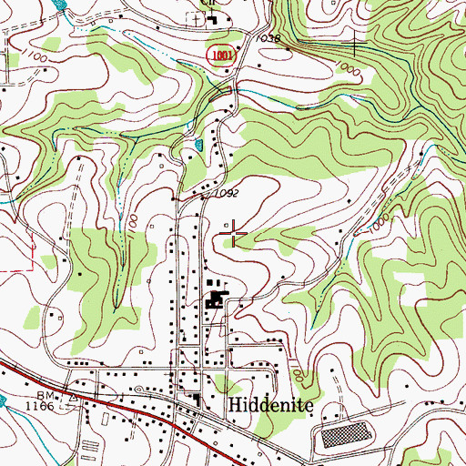 Topographic Map of Township of Sharpes, NC