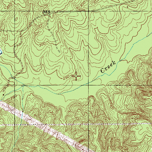 Topographic Map of Township of Lilesville, NC