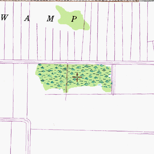 Topographic Map of Township of Long Acre, NC