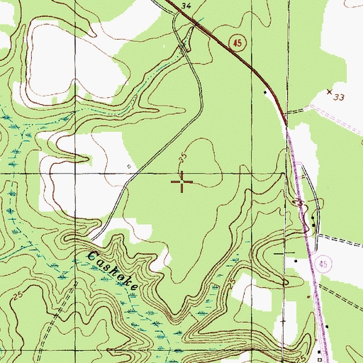 Topographic Map of Township of Merry Hill, NC