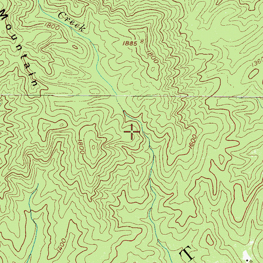 Topographic Map of Township of Upper Creek, NC