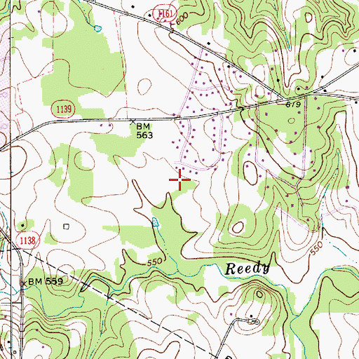 Topographic Map of Township 1-Harrisburg, NC