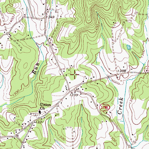 Topographic Map of Township of Little River, NC