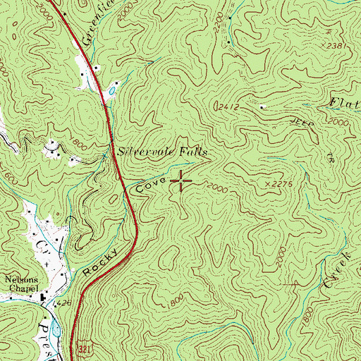 Topographic Map of Township of Patterson, NC