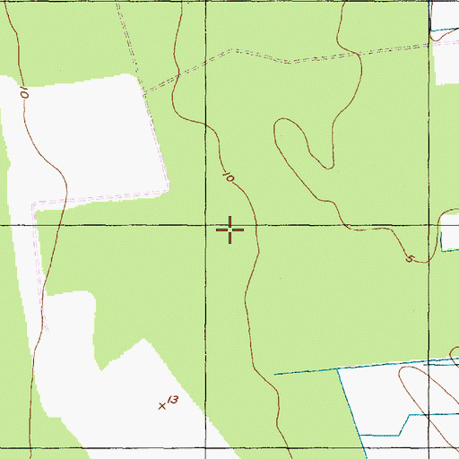 Topographic Map of Township of Beaufort, NC