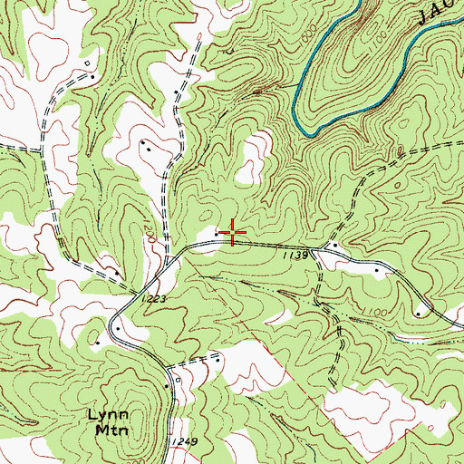 Topographic Map of Township of Bandy's, NC