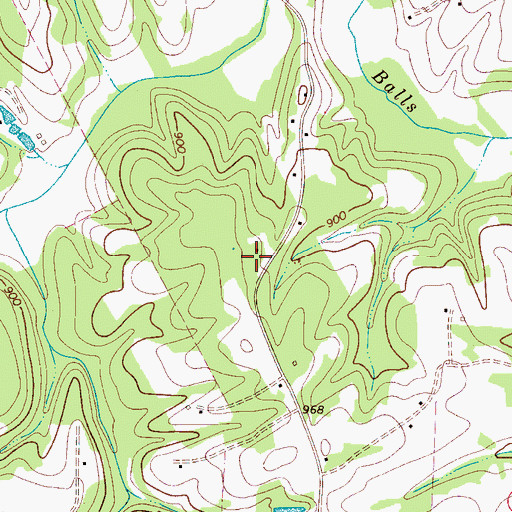 Topographic Map of Township of Catawba, NC