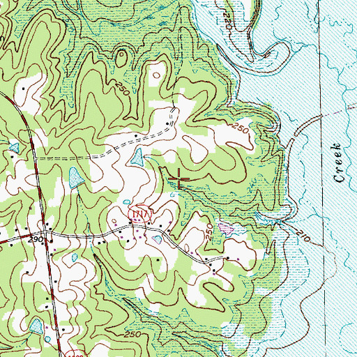 Topographic Map of Township of Williams, NC