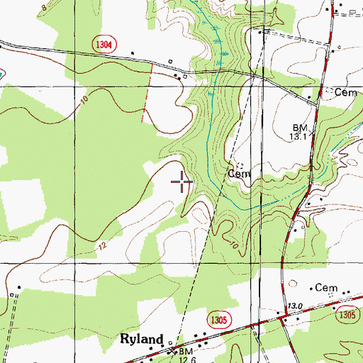 Topographic Map of Township 3-Upper, NC