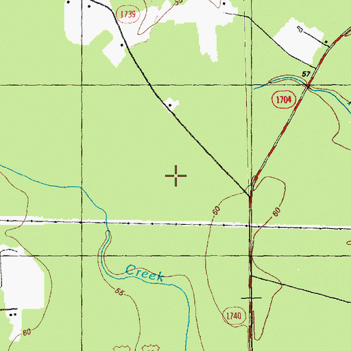 Topographic Map of Township of Waccamaw, NC