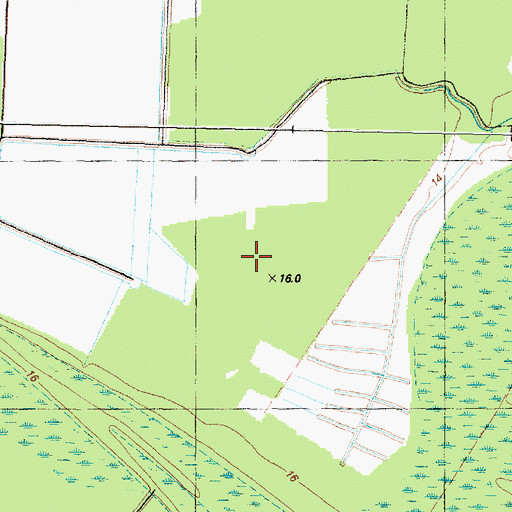 Topographic Map of Township 3, NC