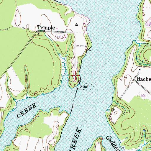 Topographic Map of Township 5, NC