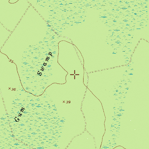 Topographic Map of Township 6, NC