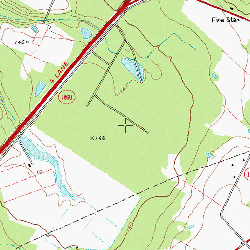 Topographic Map of Township of Black River, NC