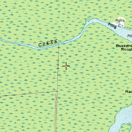 Topographic Map of Township of East Lake, NC